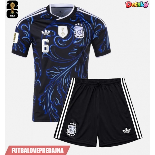 Lacne Dětský Futbalové dres Argentína Lisandro Martinez #6 MS 2026 Krátky Rukáv - Preč (+ trenírky)